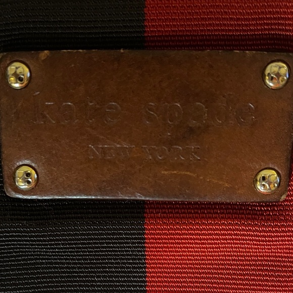 Kate Spade Leather and Fabric Shoulder Bag Hard to Find - Picture 2 of 11